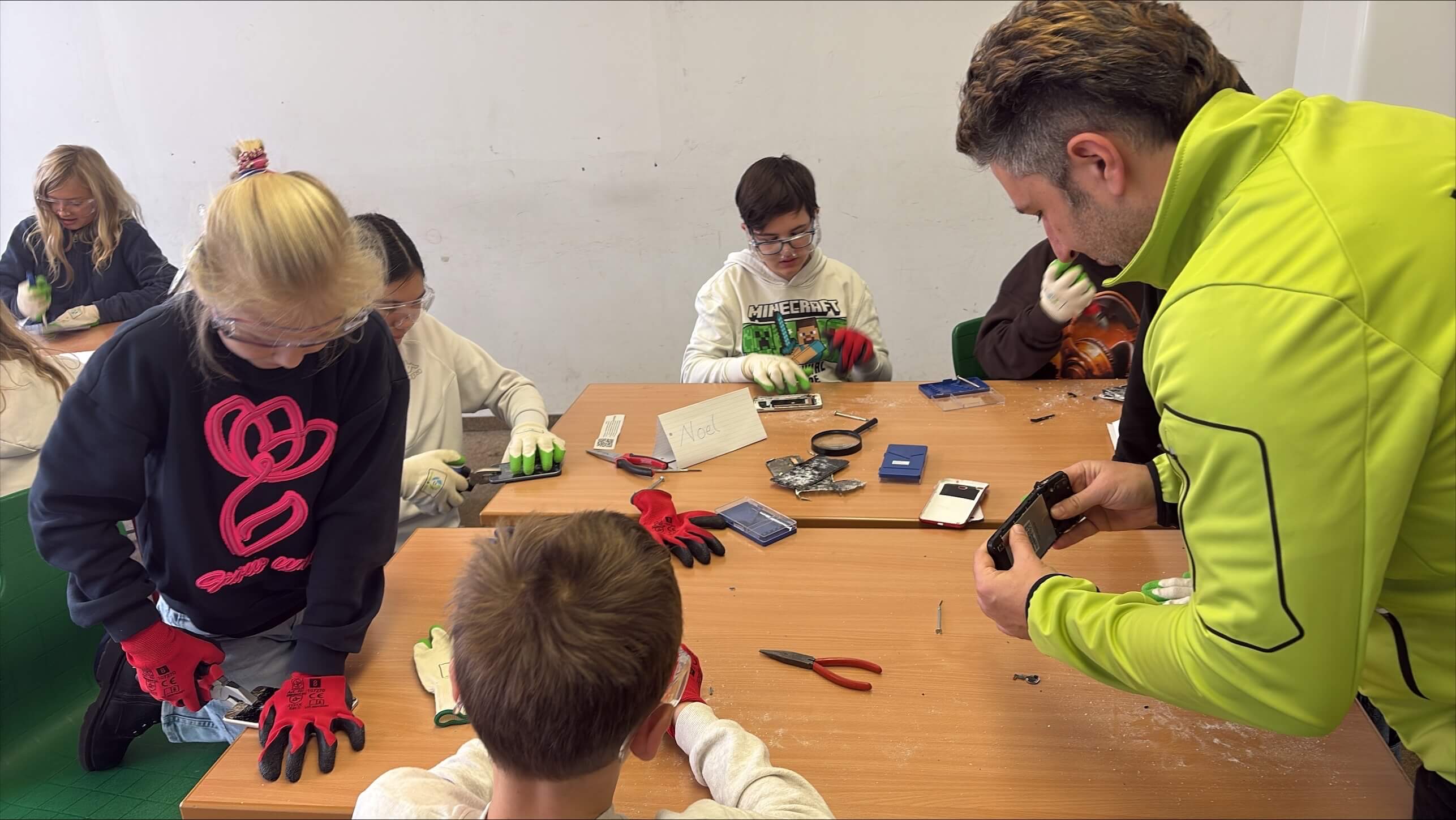 Handyworkshop im Unterricht